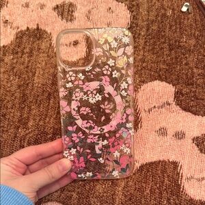 Floral Pink Phone Case. Kate spade. iPhone 13 Pro Max case.